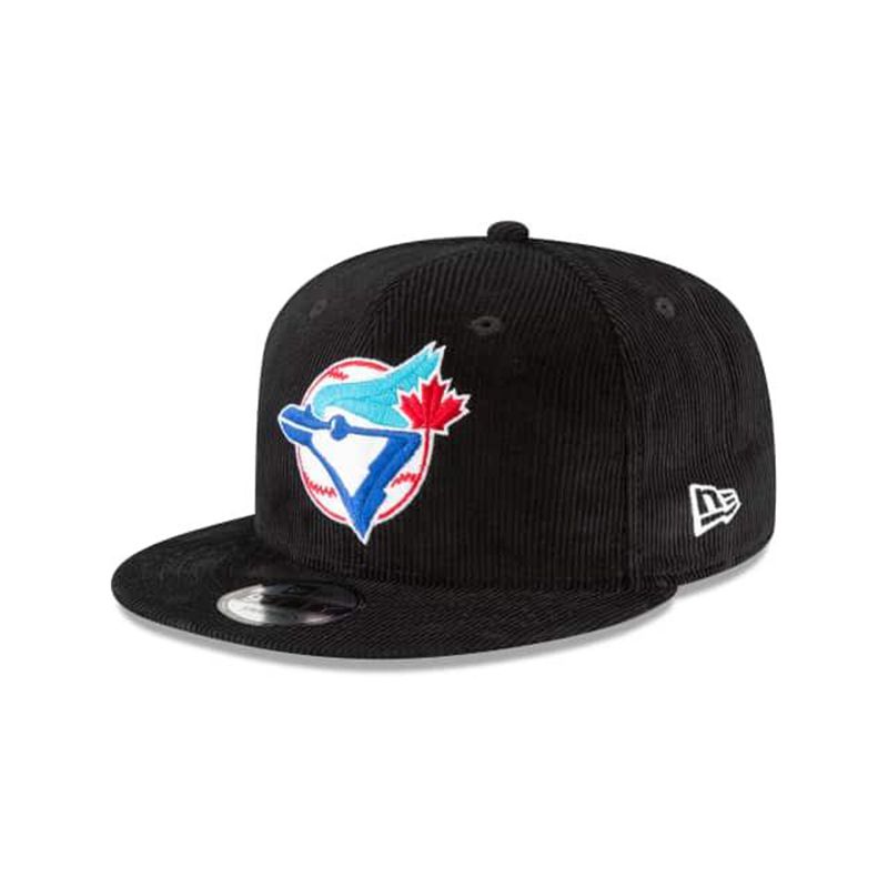 MLB Toronto Blue Jays Corduroy 9Fifty Snapback (FUO7934) - Black New Era Caps